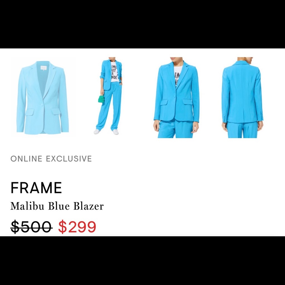 Malibu Blue blazer